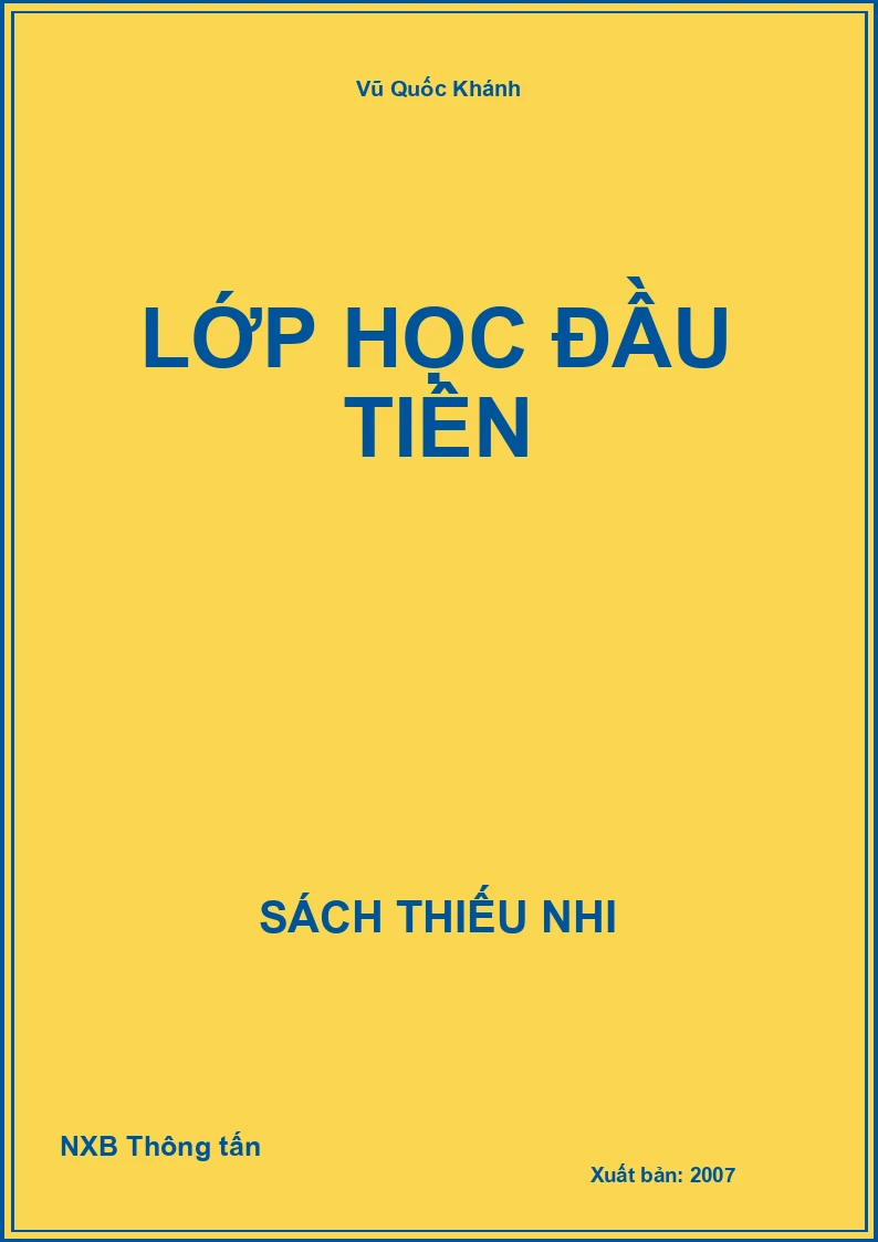Lớp học đầu tiên