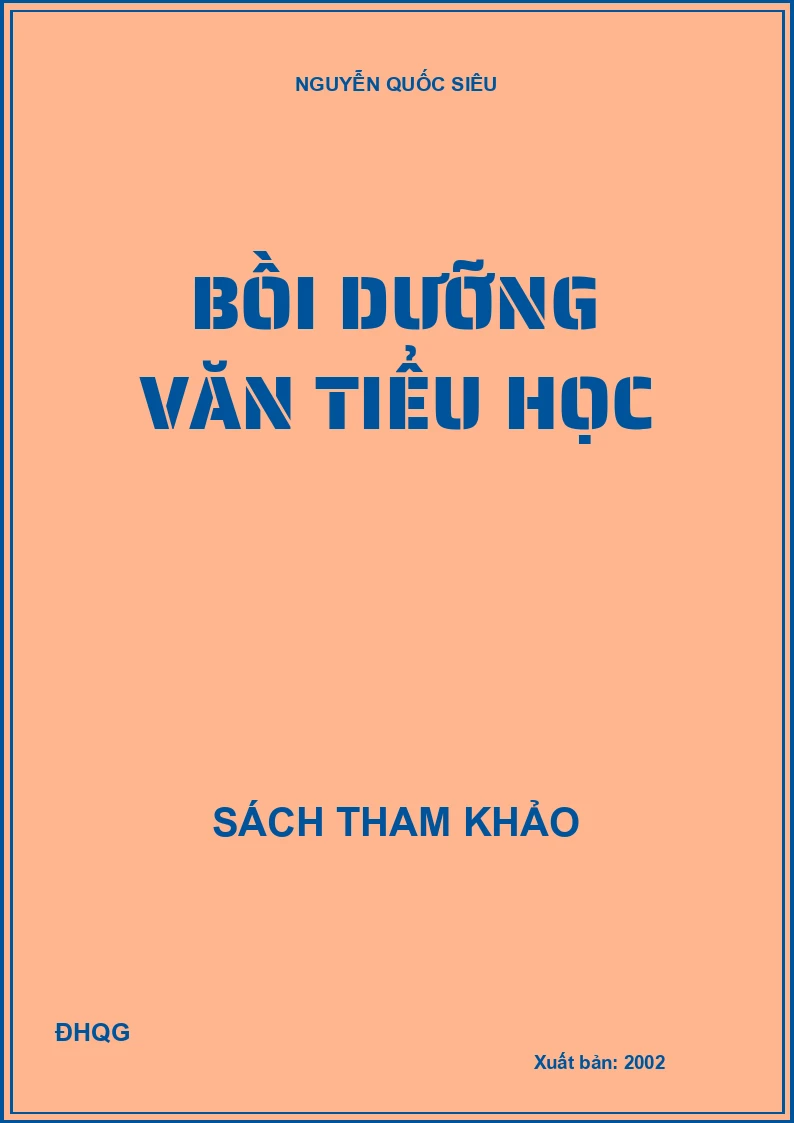 Bồi dưỡng văn tiểu học