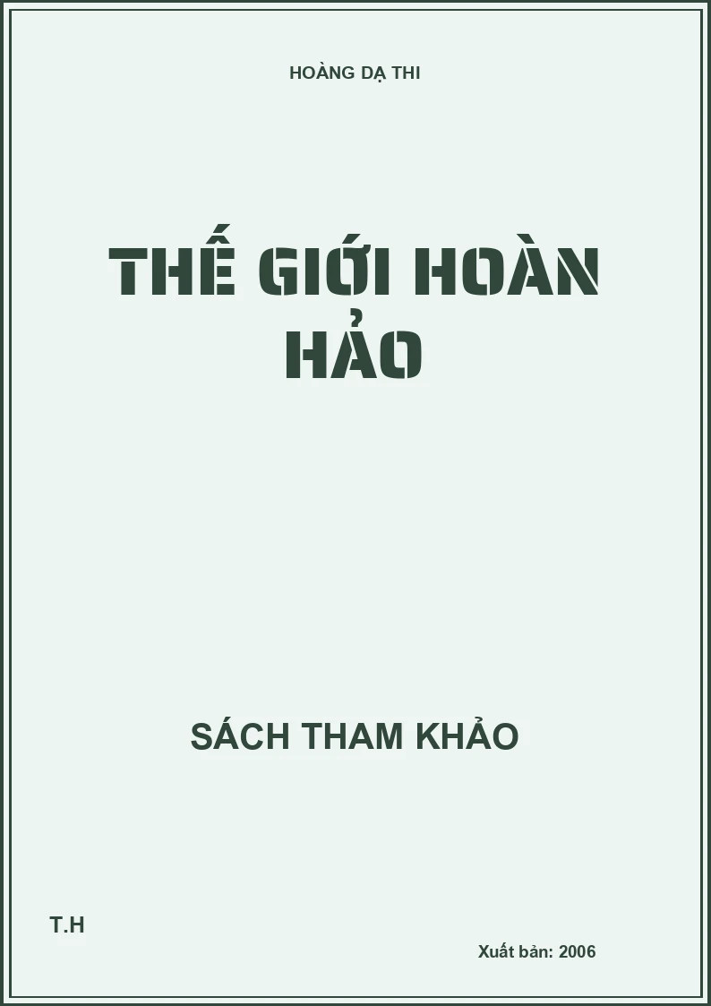 Thế giới hoàn hảo
