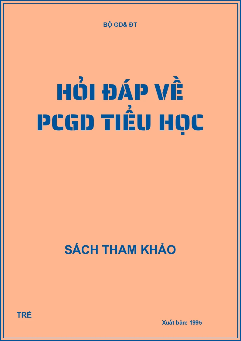 Hỏi đáp về PCGD tiểu học