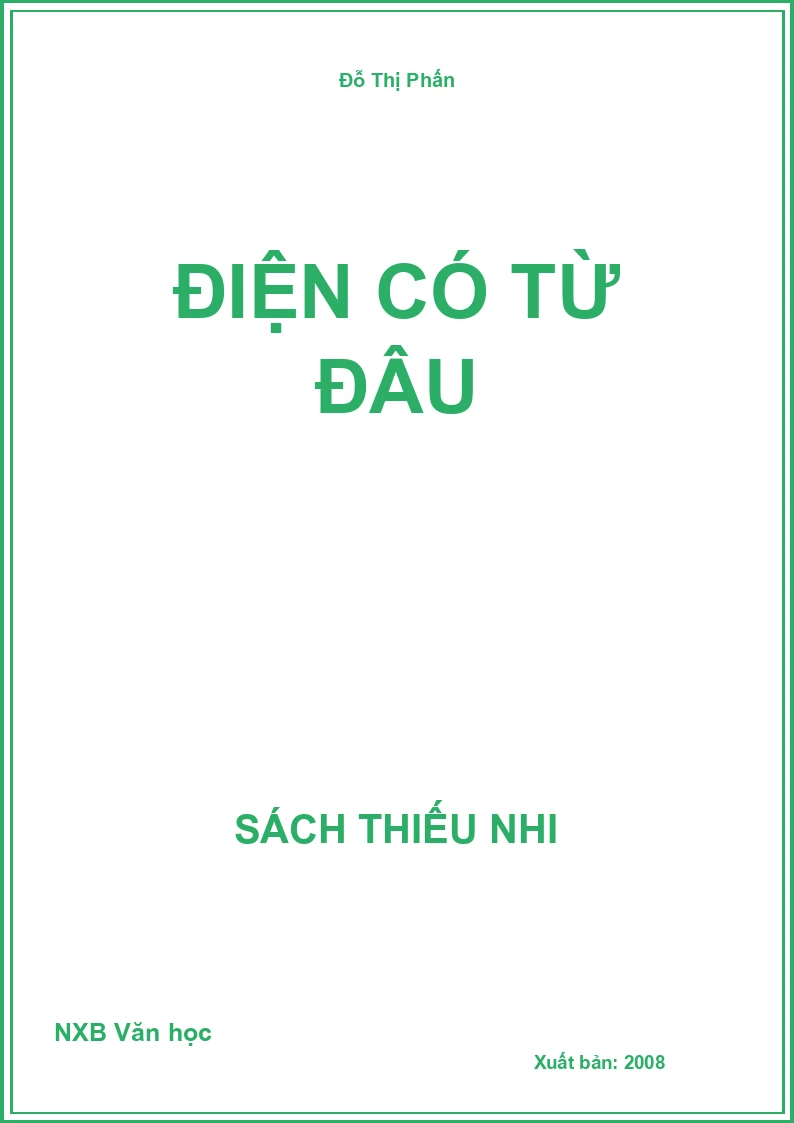 Điện có từ đâu