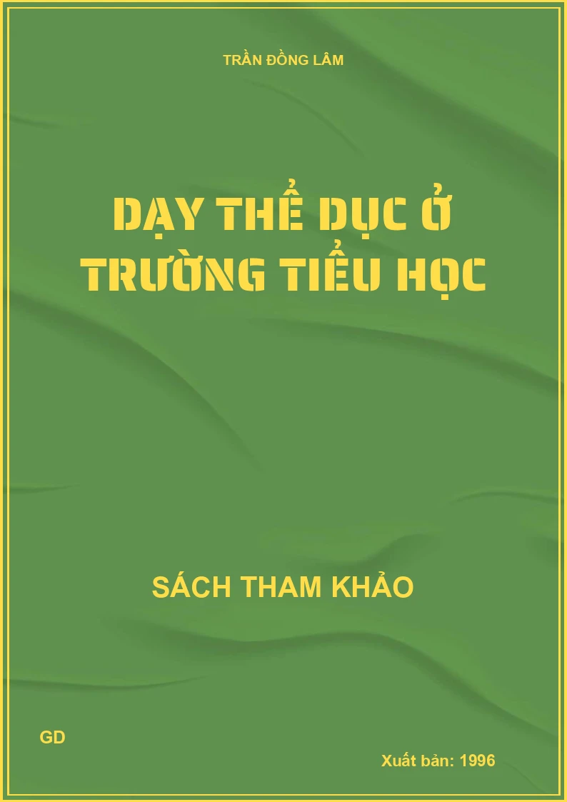 Dạy thể dục ở trường tiểu học