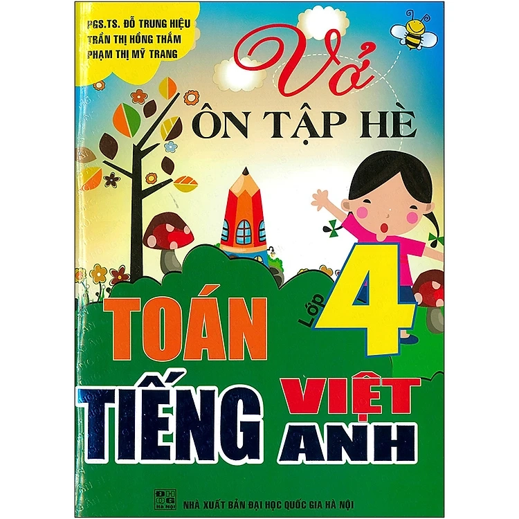 Vở Ôn Tập Hè Toán - Tiếng Việt - Tiếng Anh Lớp 4