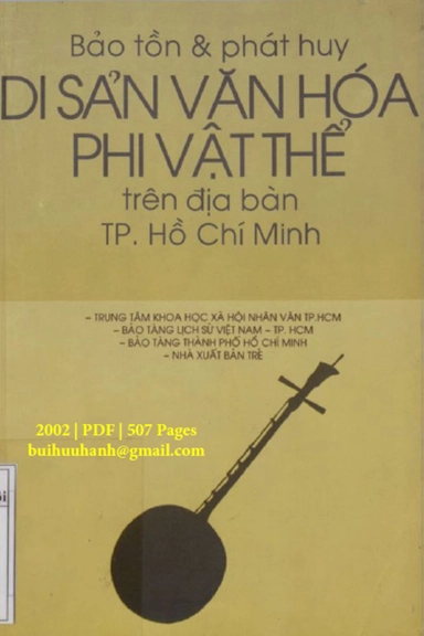 Bảo Tồn Và Phát Huy Di Sản Phi Vật Thể