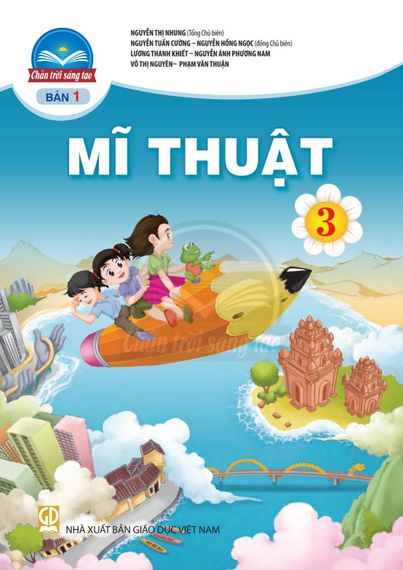 Sách Giáo Khoa Mĩ Thuật 3 - Bản 1 - Chân Trời Sáng Tạo