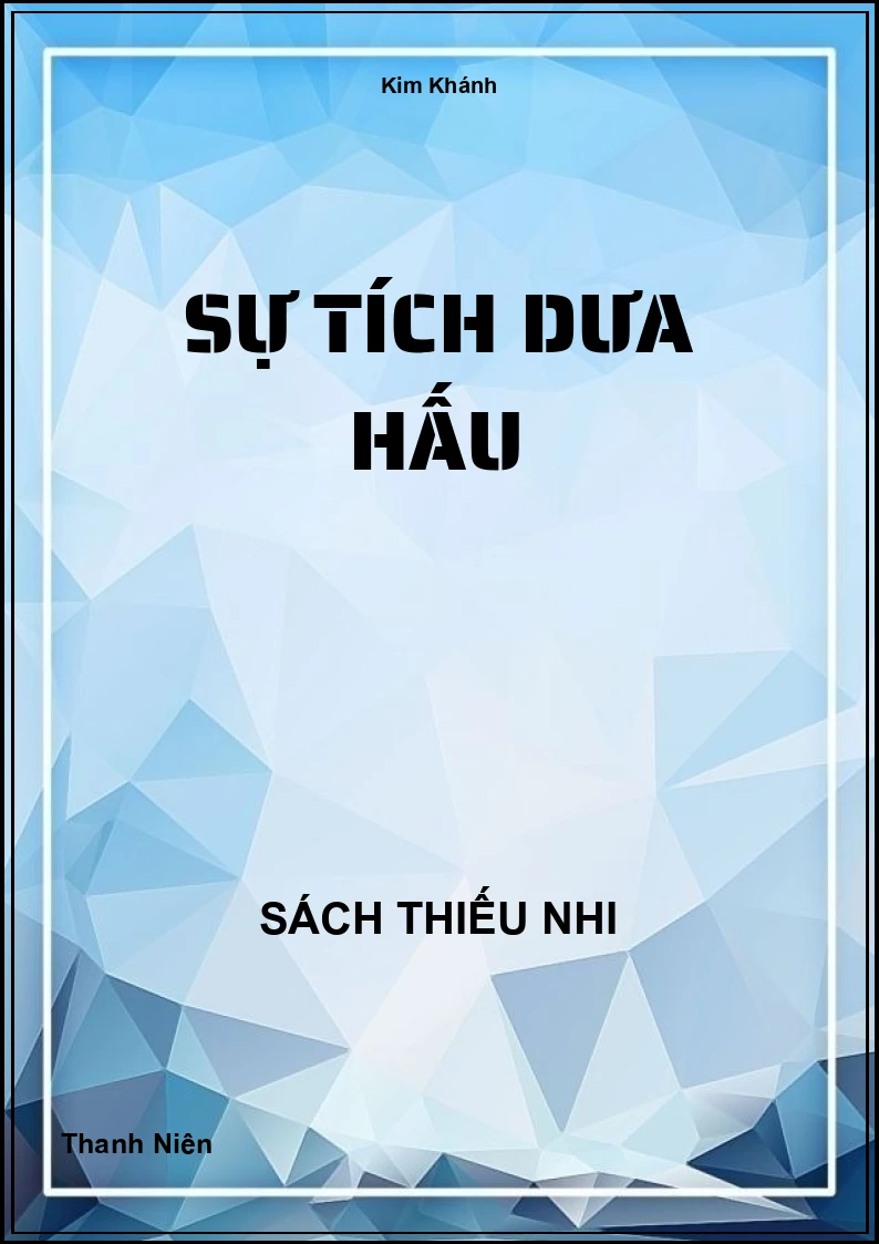 Sự tích dưa hấu