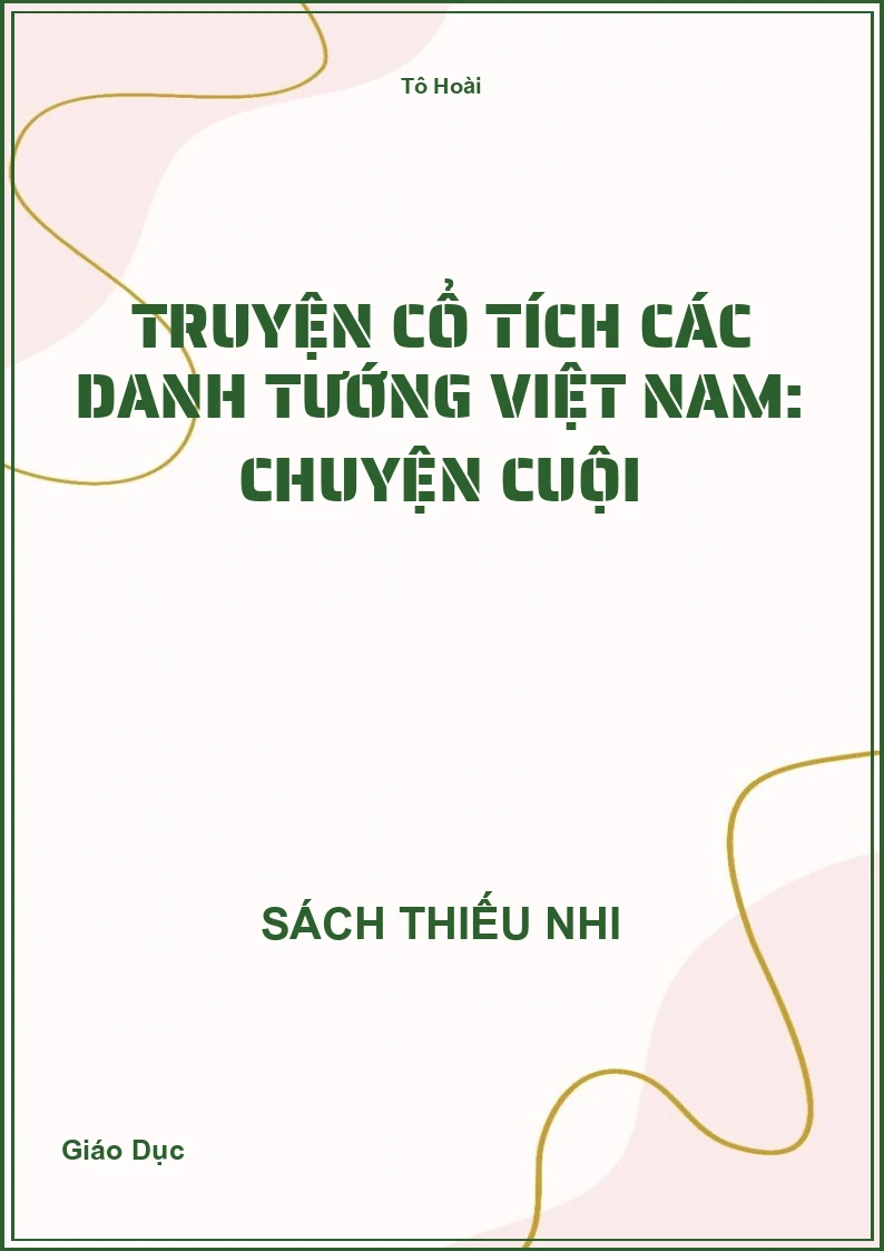 Truyện cổ tích các danh tướng Việt Nam: Chuyện cuội