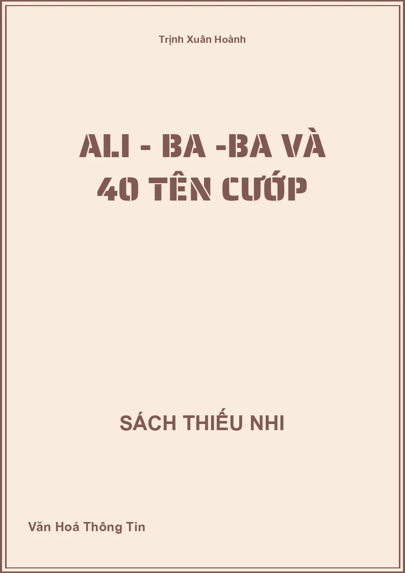 Ali - Ba -Ba và 40 tên cướp