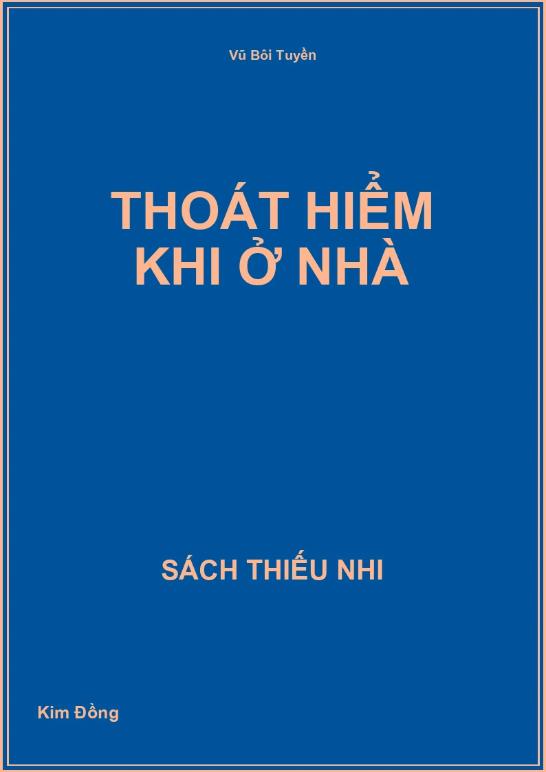 Thoát hiểm khi ở nhà