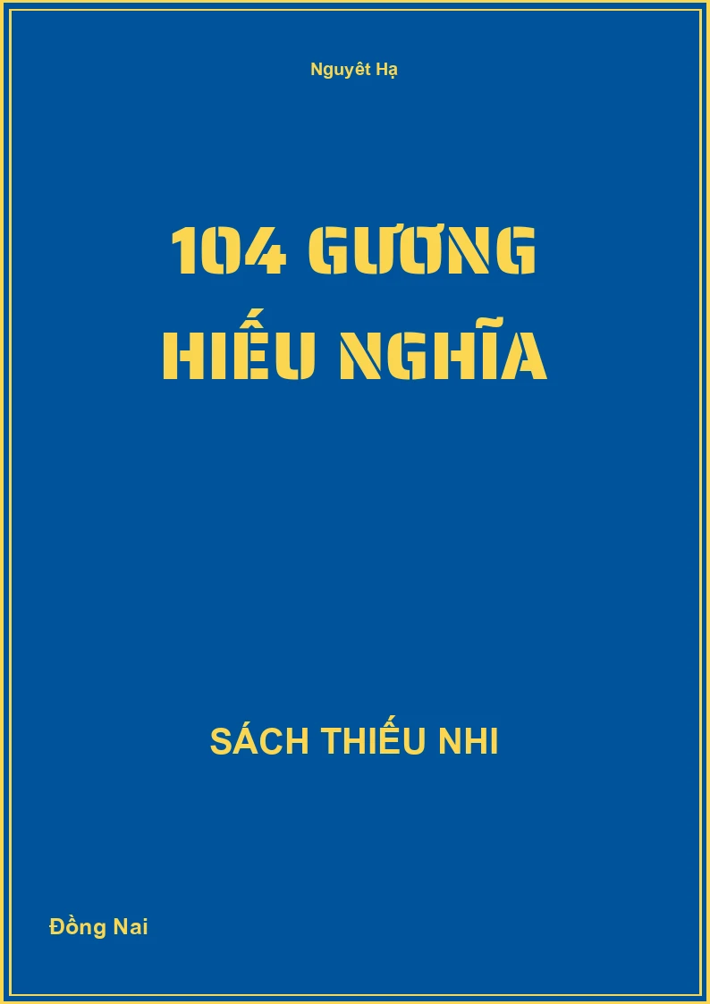 104 gương hiếu nghĩa