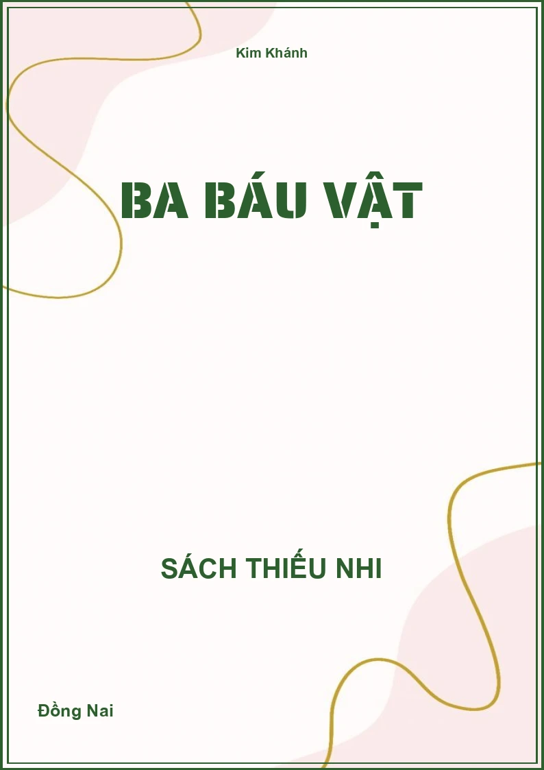 Ba báu vật
