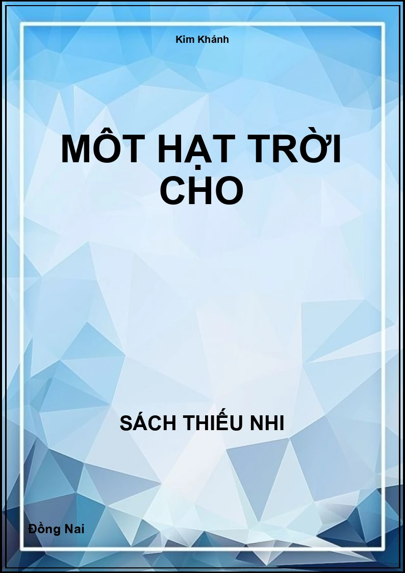 Một hạt mặt trời