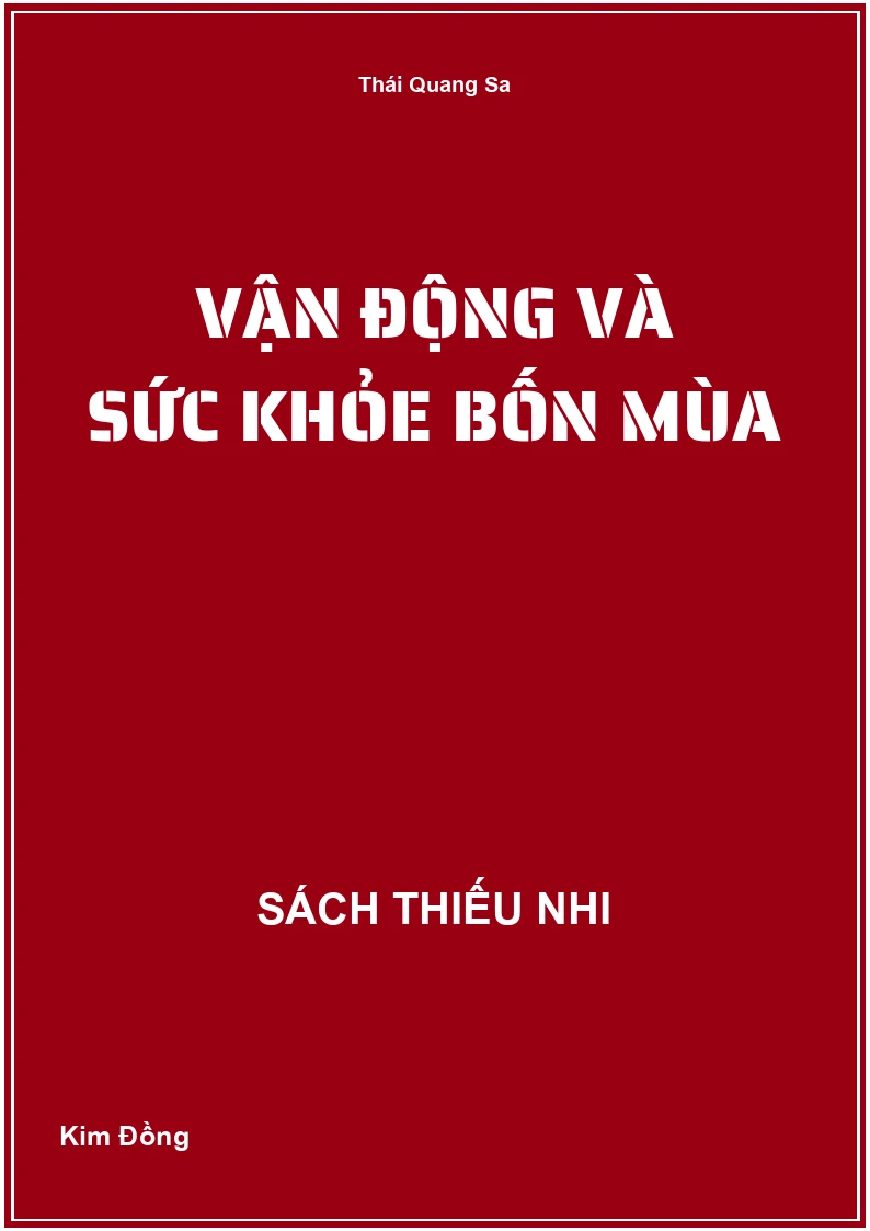 Vận động và sức khỏe bốn mùa