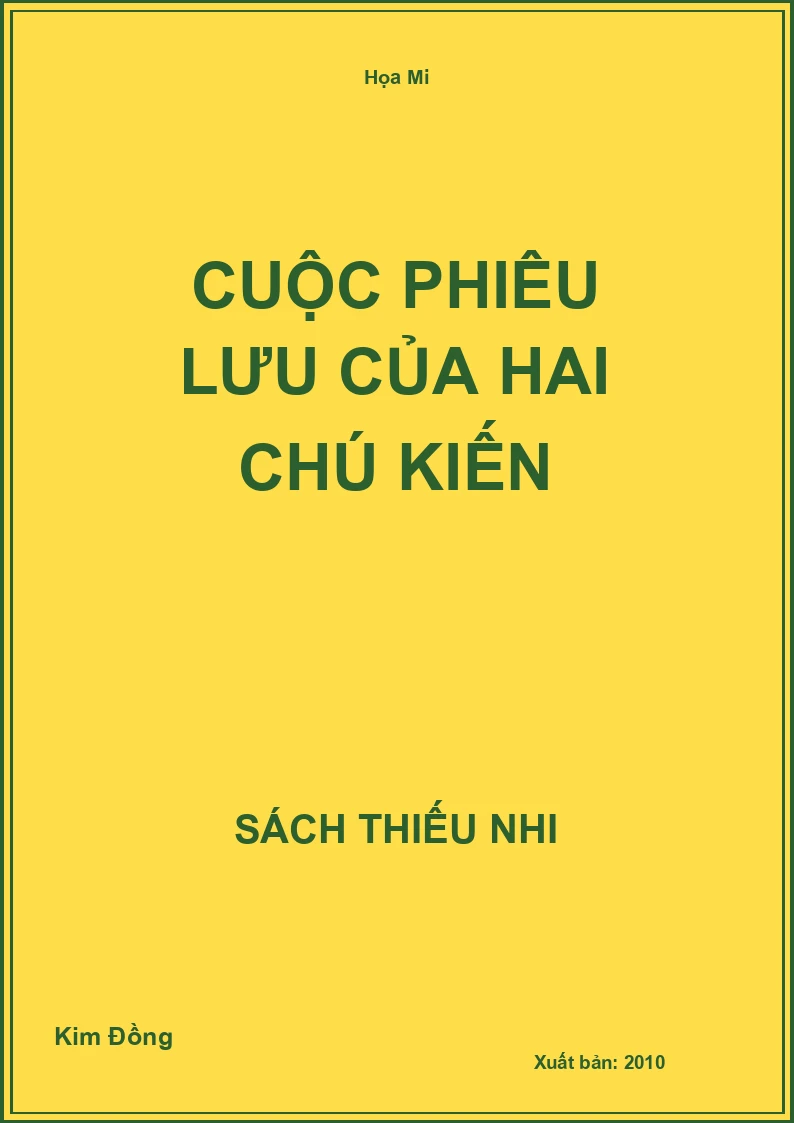 Cuộc phiêu lưu của hai chú kiến