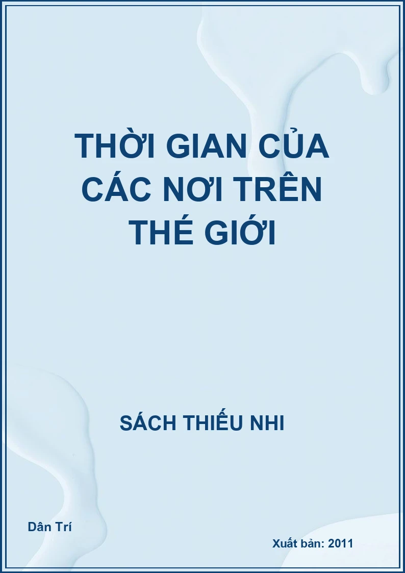 Thời gian của các nơi trên thé giới