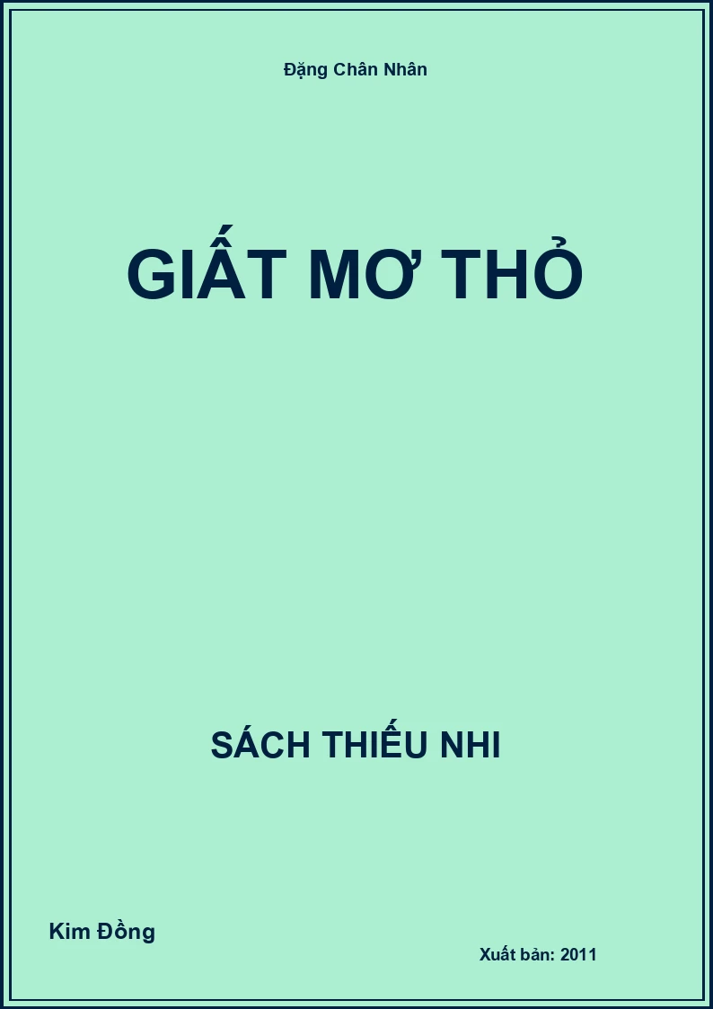 Giất mơ Thỏ