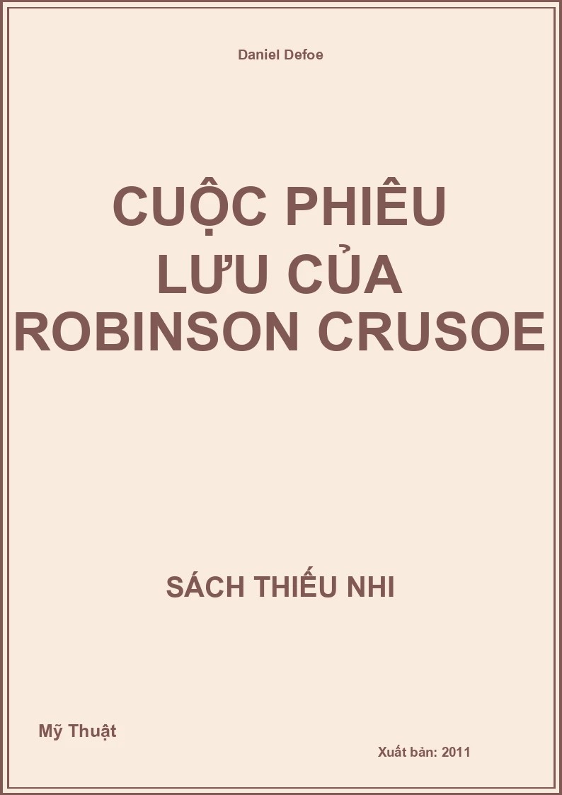 Cuộc phiêu lưu của Robinson Crusoe