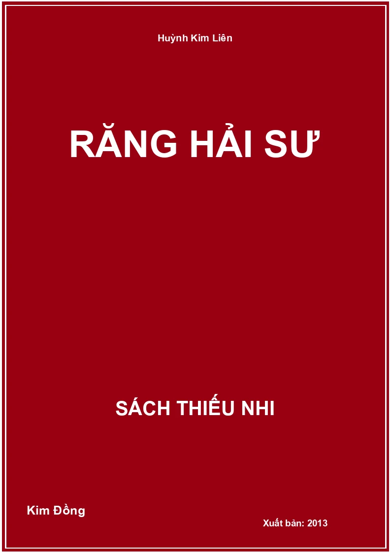 Răng hải sư
