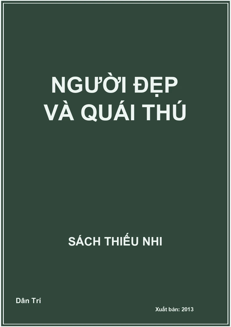 Người đẹp và quái thú