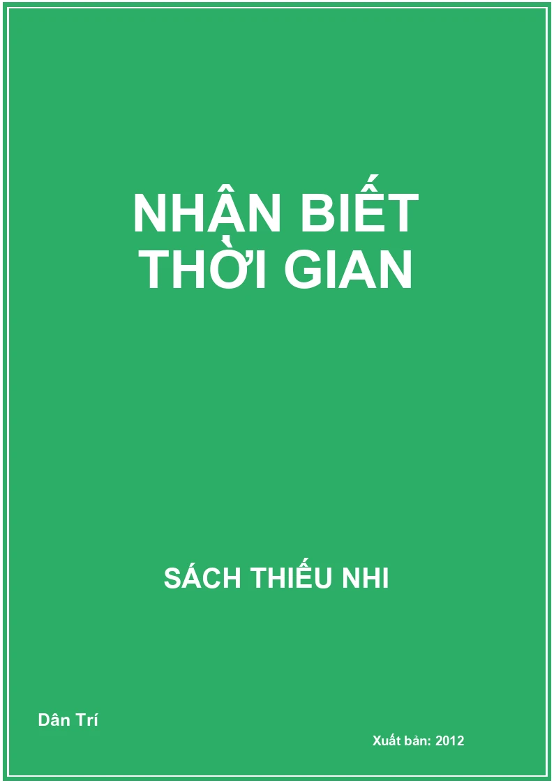 Nhận biết thời gian