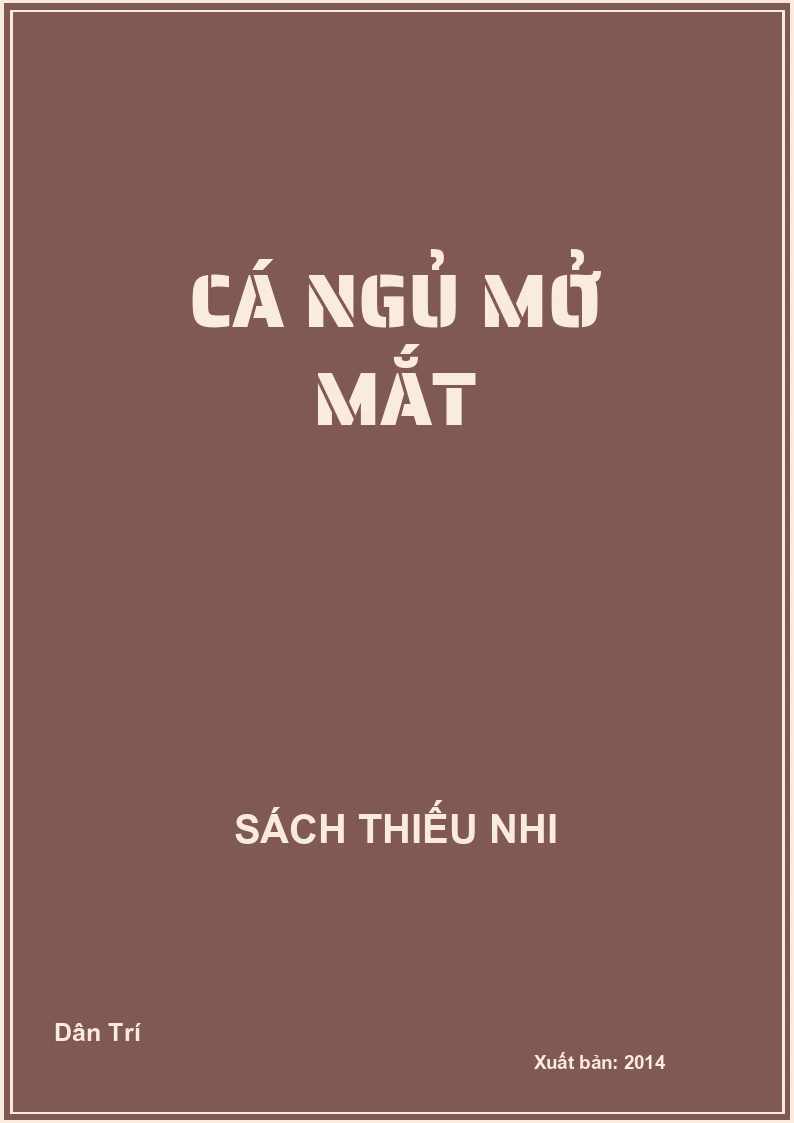Cá ngủ mở mắt
