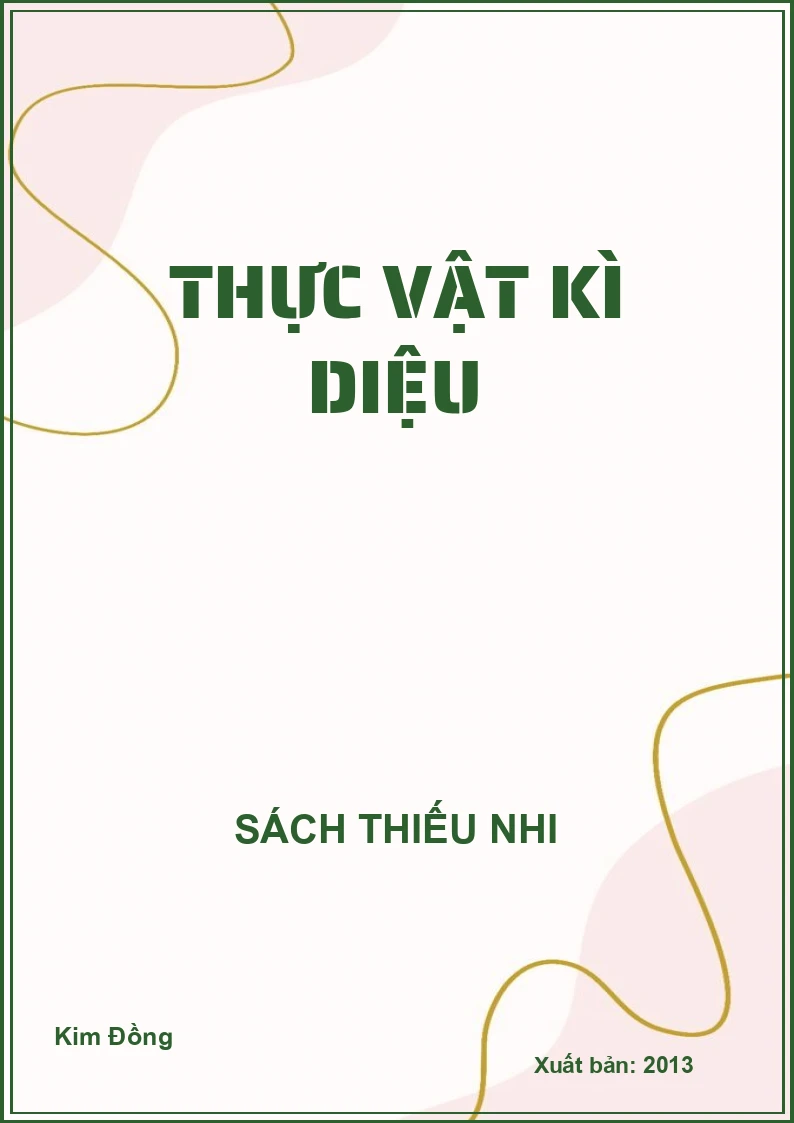 Thực vật kì diệu