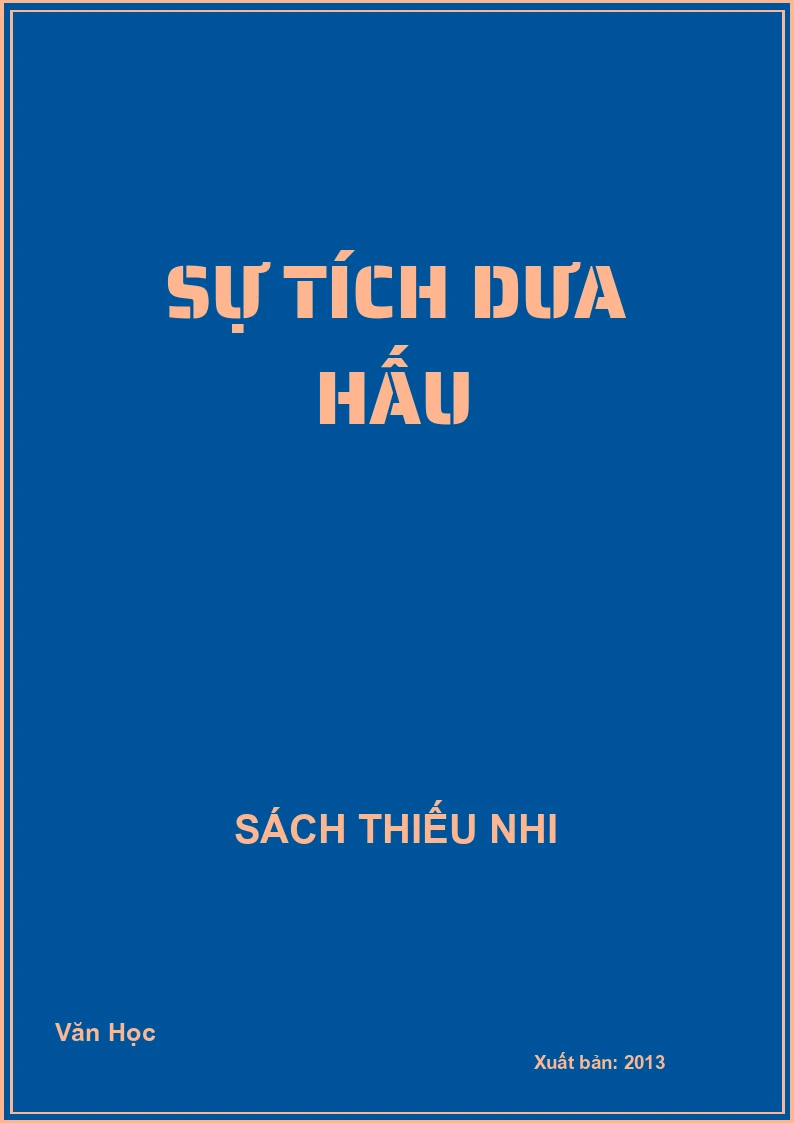 Sự tích dưa hấu