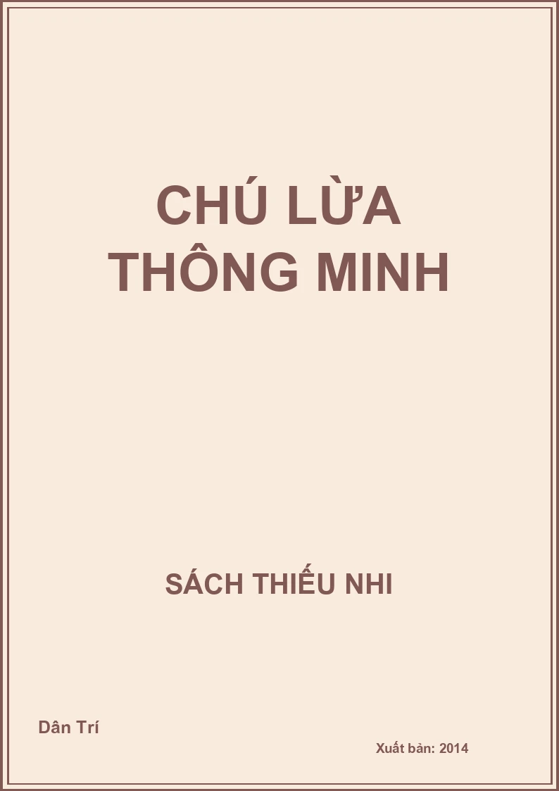 Chú lừa thông minh