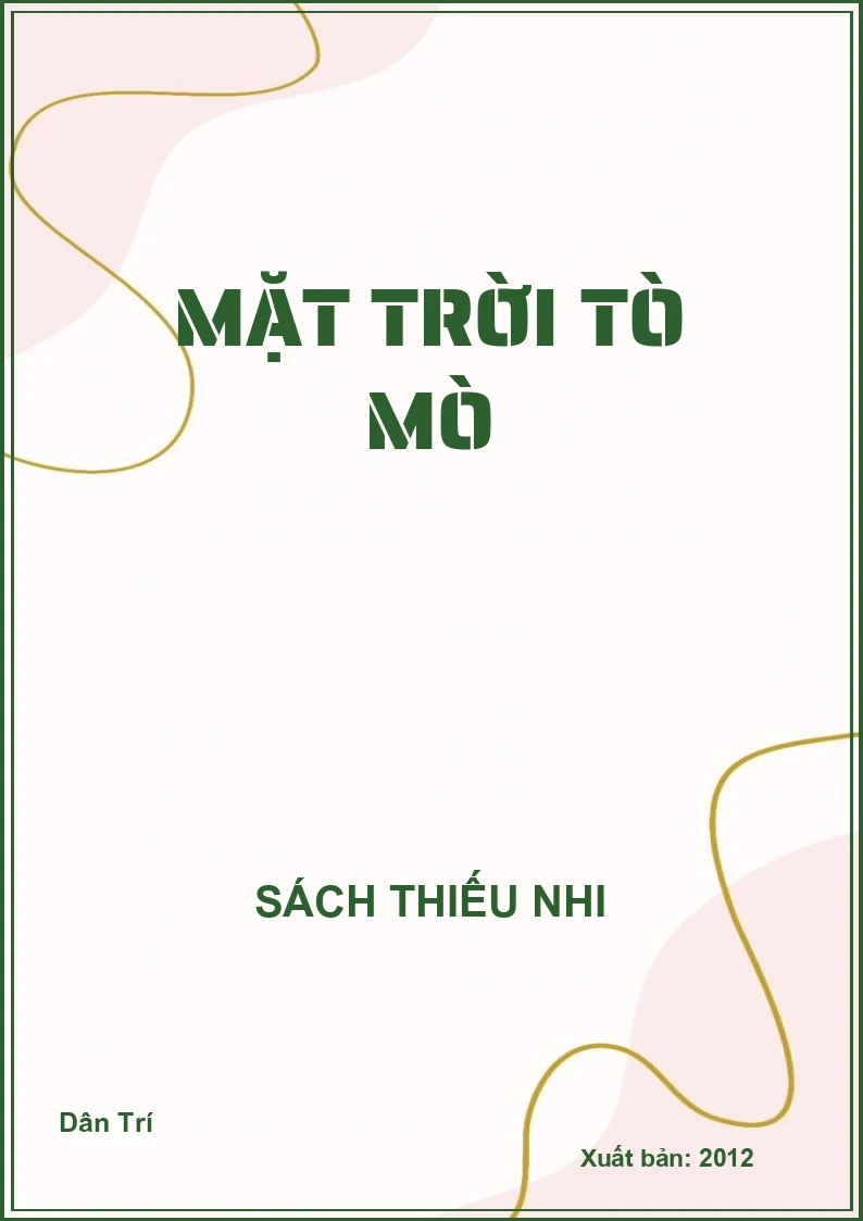 Mặt trời tò mò