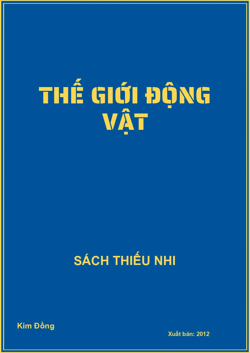 Thế giới động vật