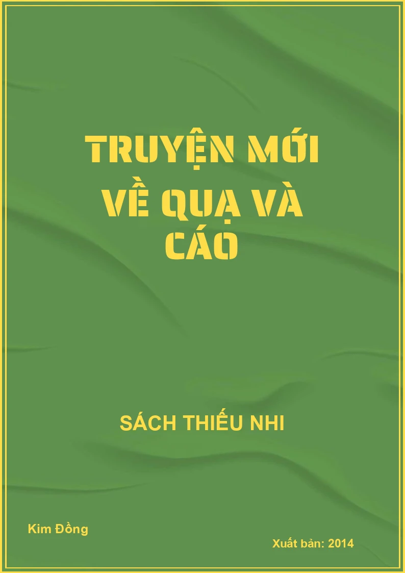 Truyện mới về quạ và cáo