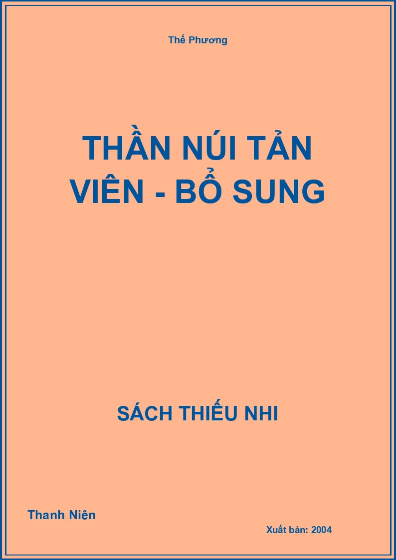 Thần núi Tản Viên - bổ sung