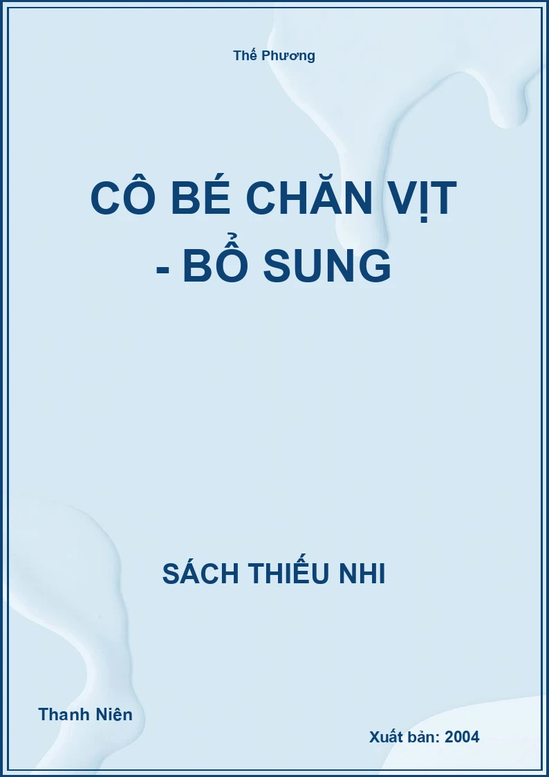 Cô bé chăn vịt - bổ sung