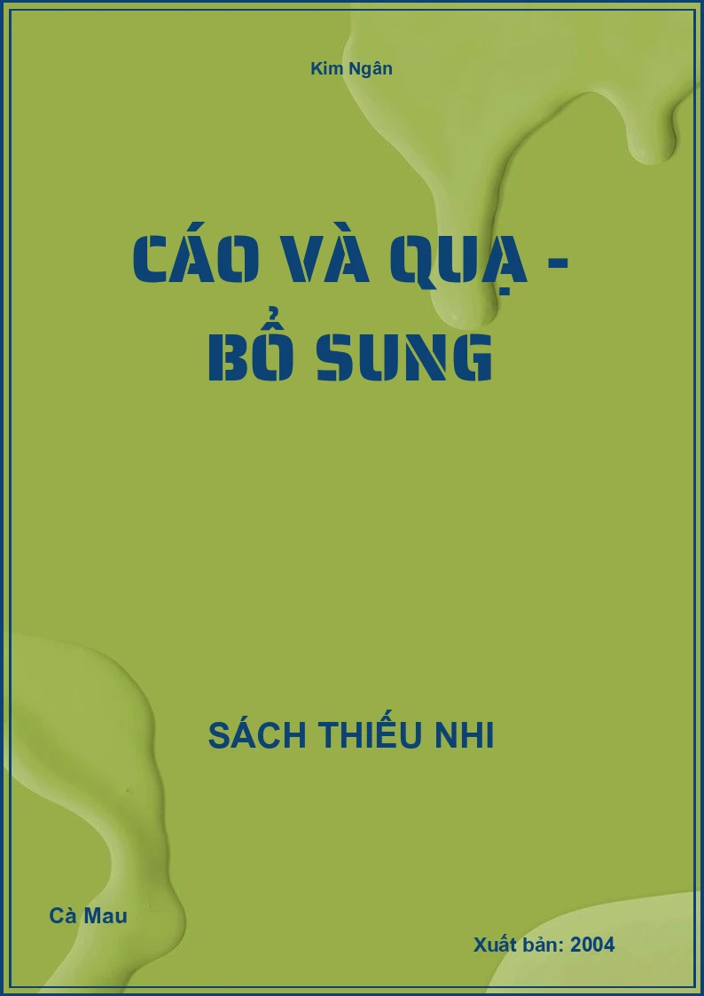 Cáo và quạ - bổ sung