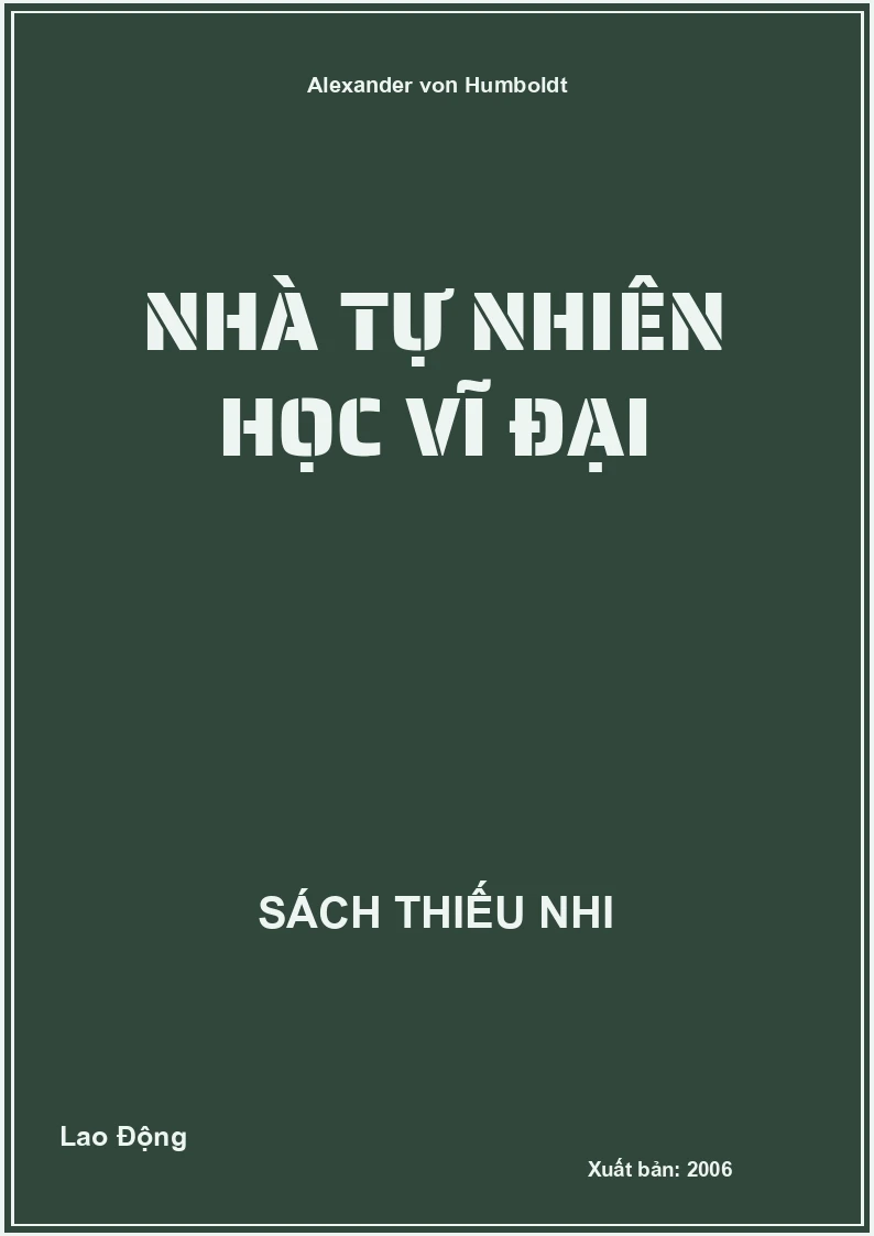 Nhà tự nhiên học vĩ đại