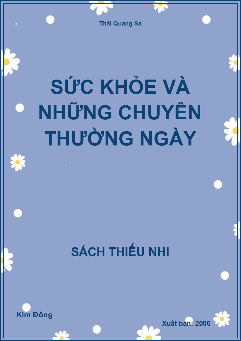 Sức khỏe và những chuyện thường ngày