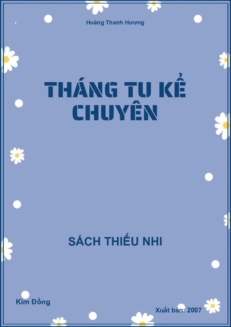 Tháng tư kể chuyện