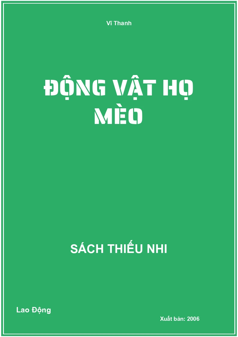 Động vật họ mèo