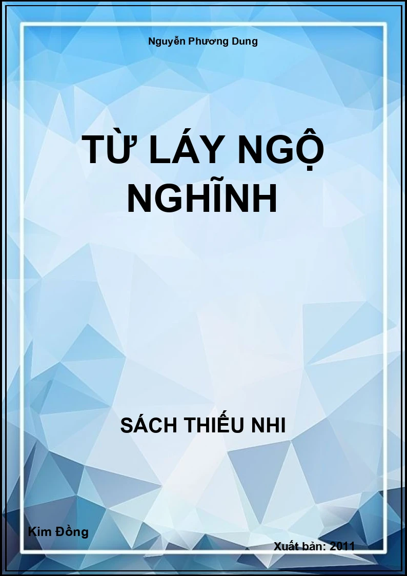 Từ láy ngộ nghĩnh