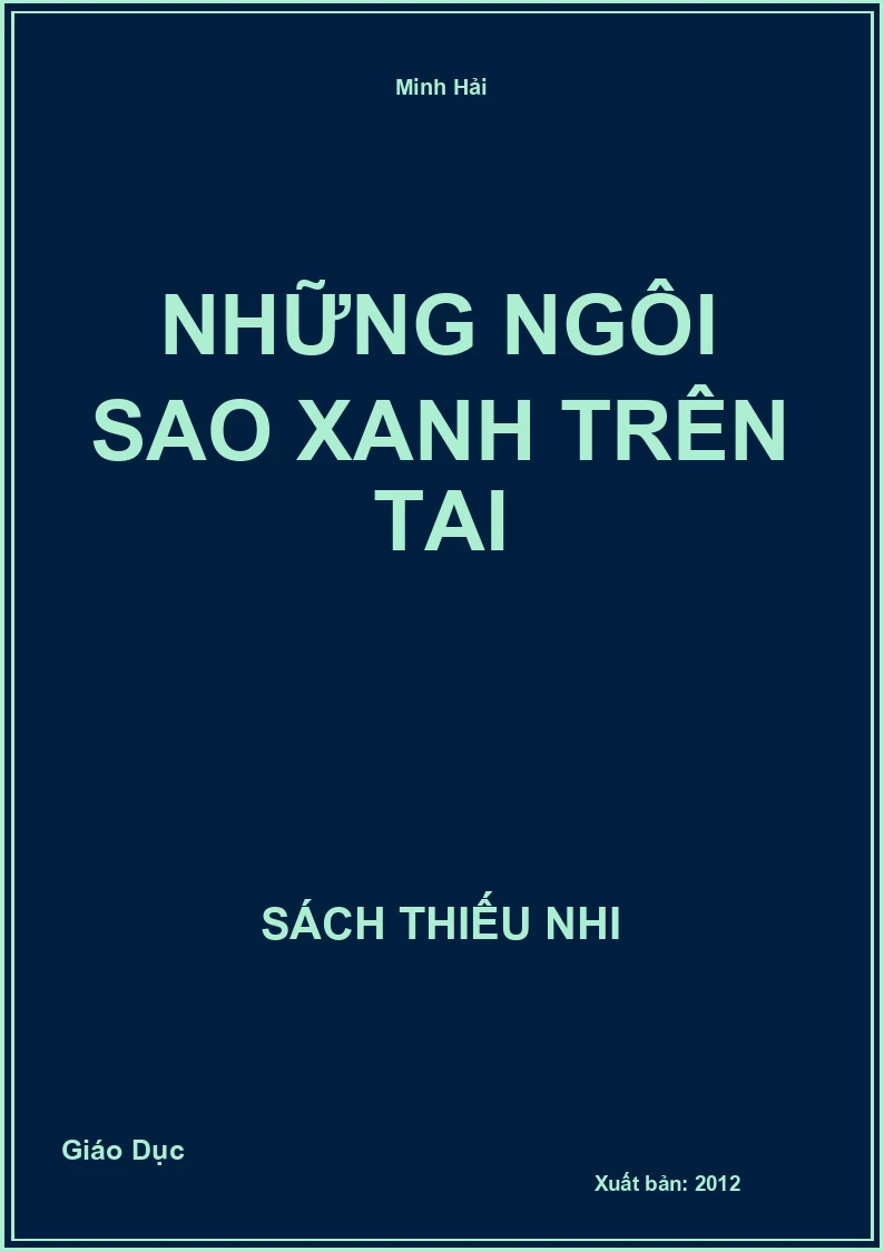 Những ngôi sao xanh trên tai