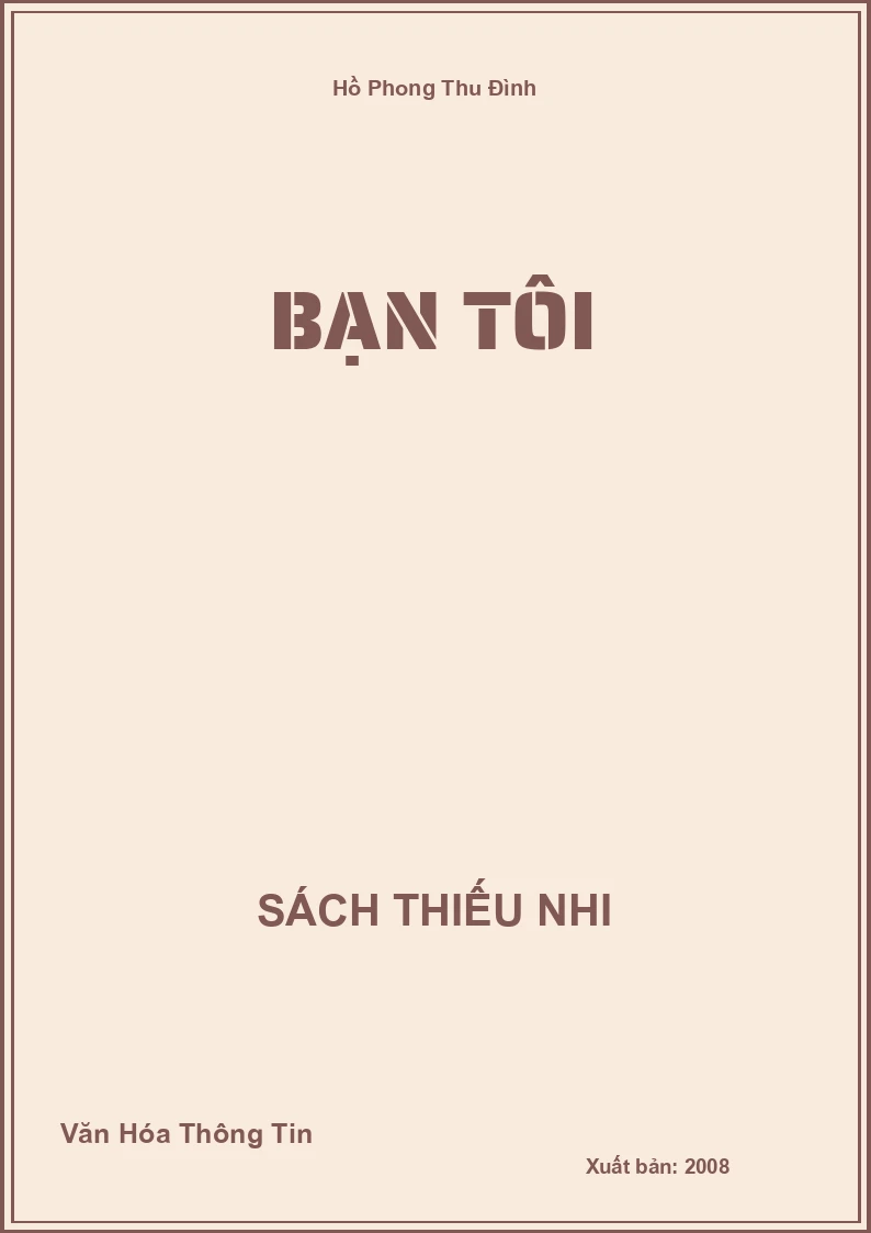Bạn tôi