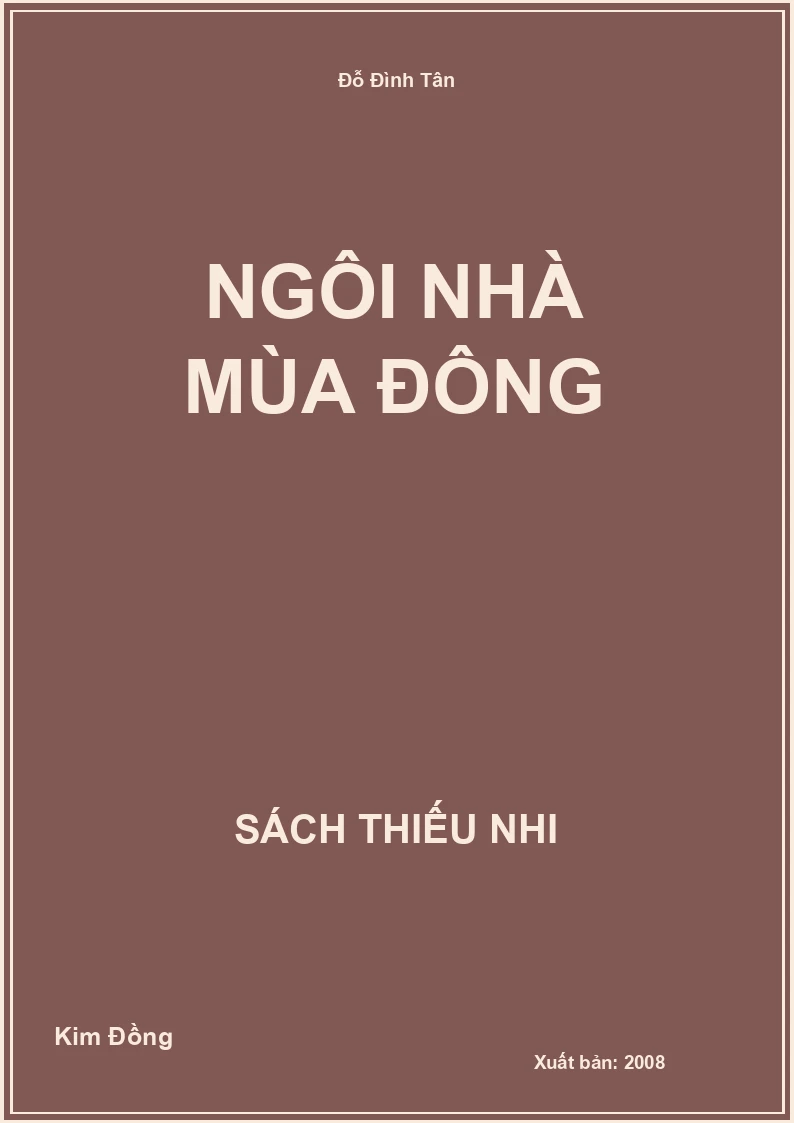 Ngôi nhà mùa đông