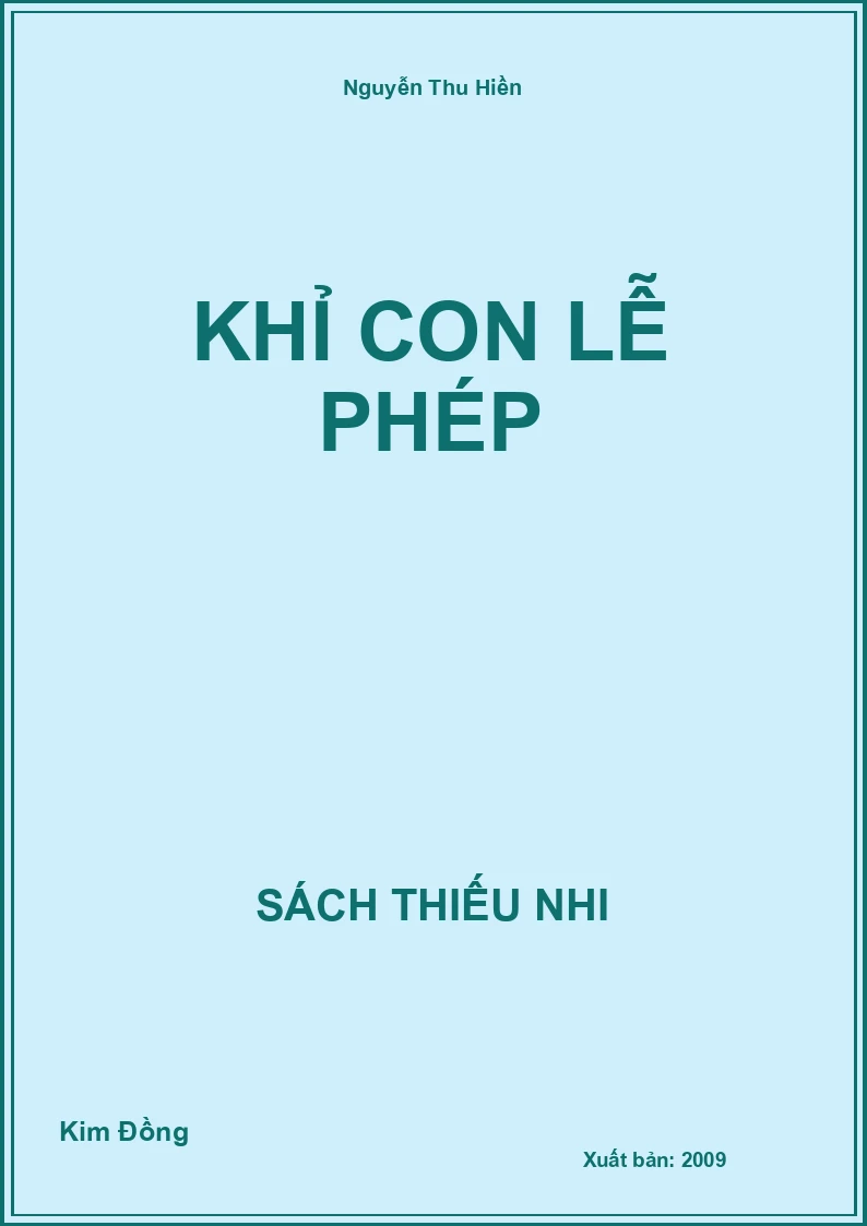 Khỉ con lễ phép