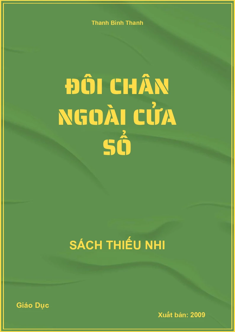 Đôi chân ngoài cửa sổ