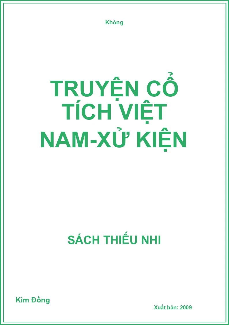 Truyện cổ tích Việt Nam-Xử kiện