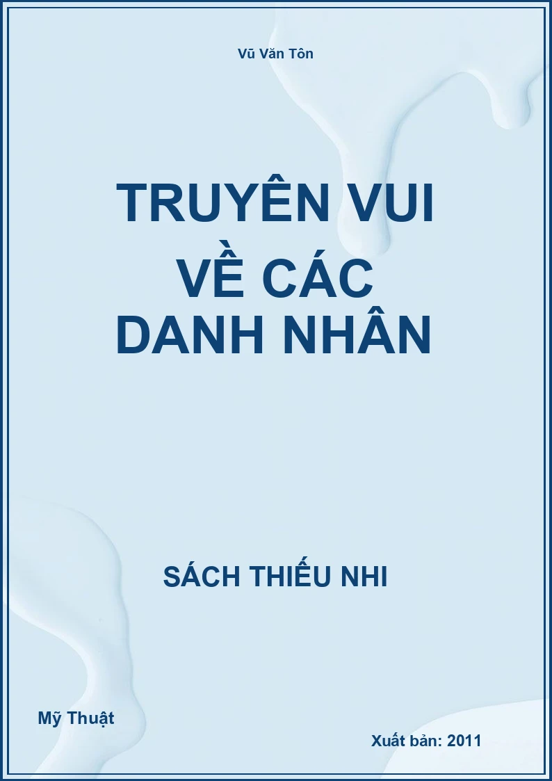 Truyên vui về các danh nhân