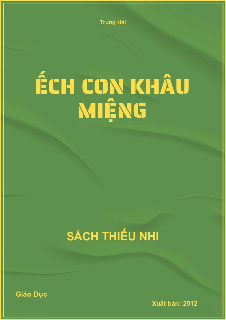 Ếch con khâu miệng