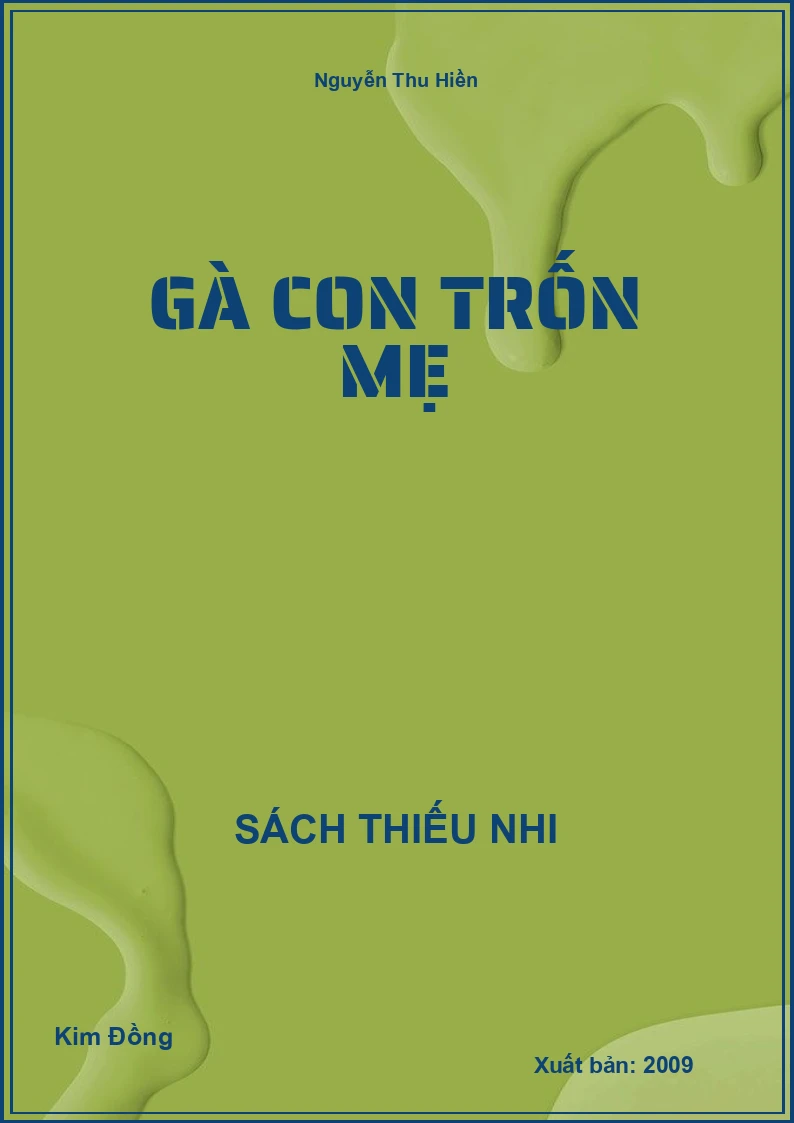 Gà con trốn mẹ