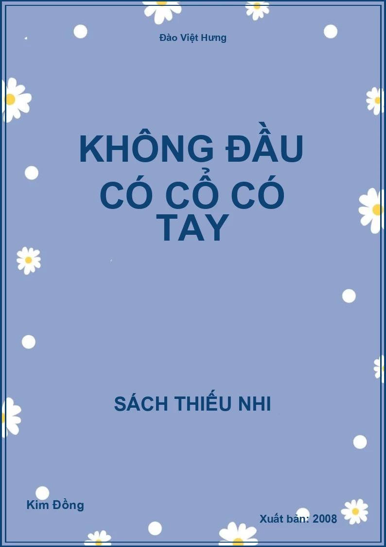 Không đầu có cổ có tay