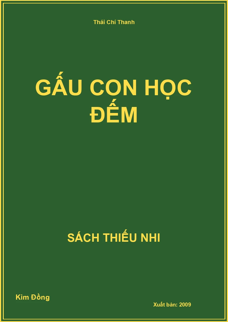Gấu con học đếm